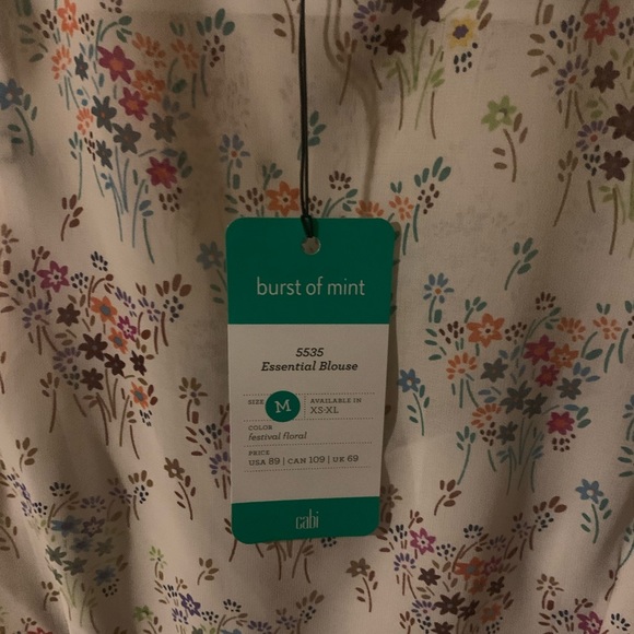 Cabi Burst of Mint Essential Blouse - Picture 7 of 9